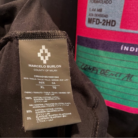 Marcelo Burlon Floppy Graphic T-Shirt - Picture 9 of 13